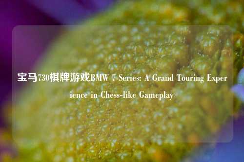宝马730棋牌游戏BMW 7 Series: A Grand Touring Experience in Chess-like Gameplay