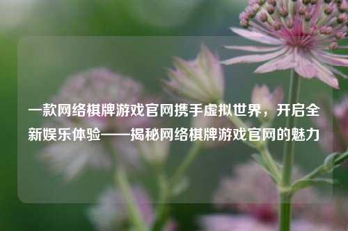 一款网络棋牌游戏官网携手虚拟世界，开启全新娱乐体验——揭秘网络棋牌游戏官网的魅力