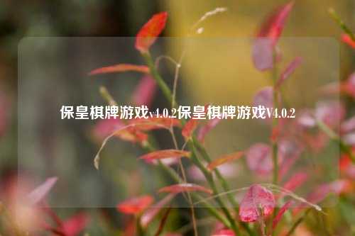 保皇棋牌游戏v4.0.2保皇棋牌游戏V4.0.2
